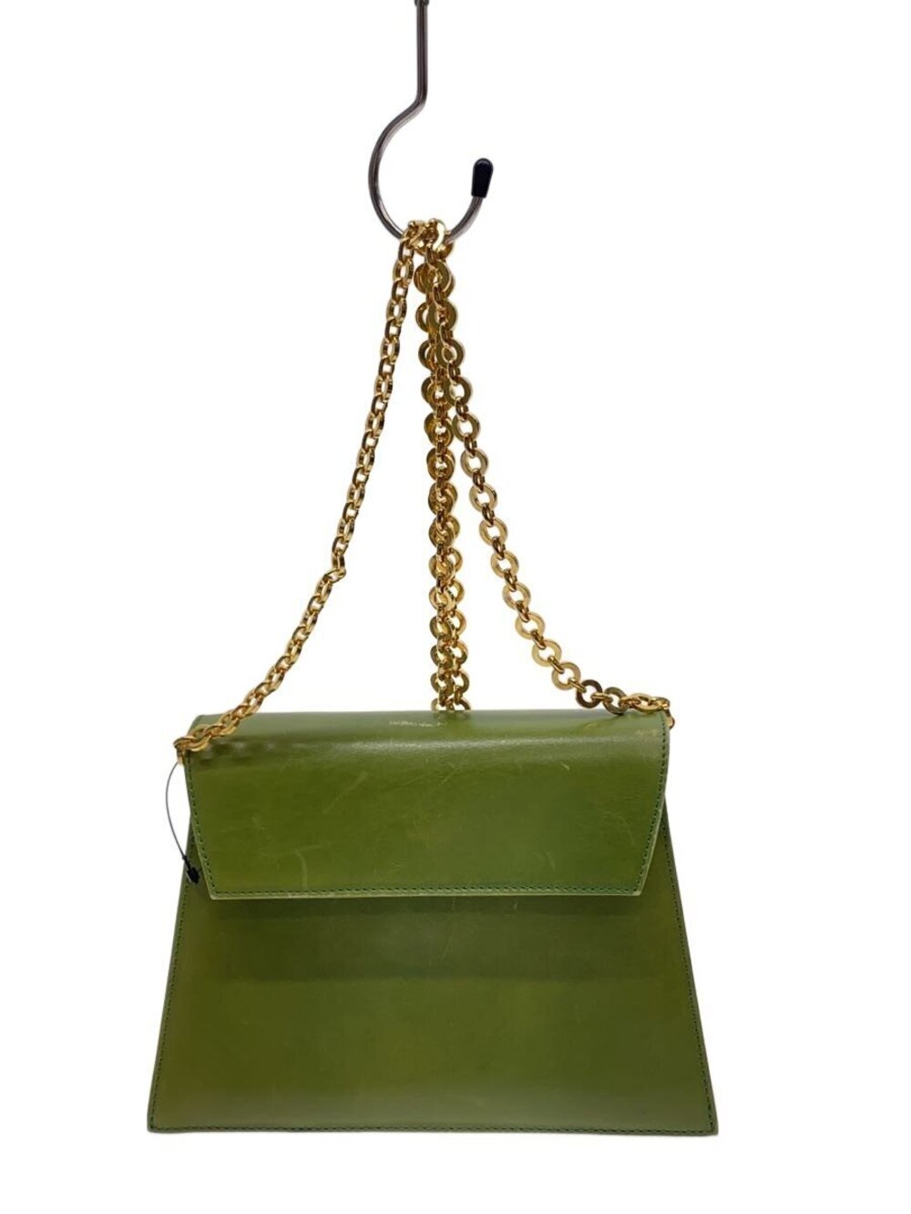 Salvatore Ferragamo Shoulder Bag Leather Green